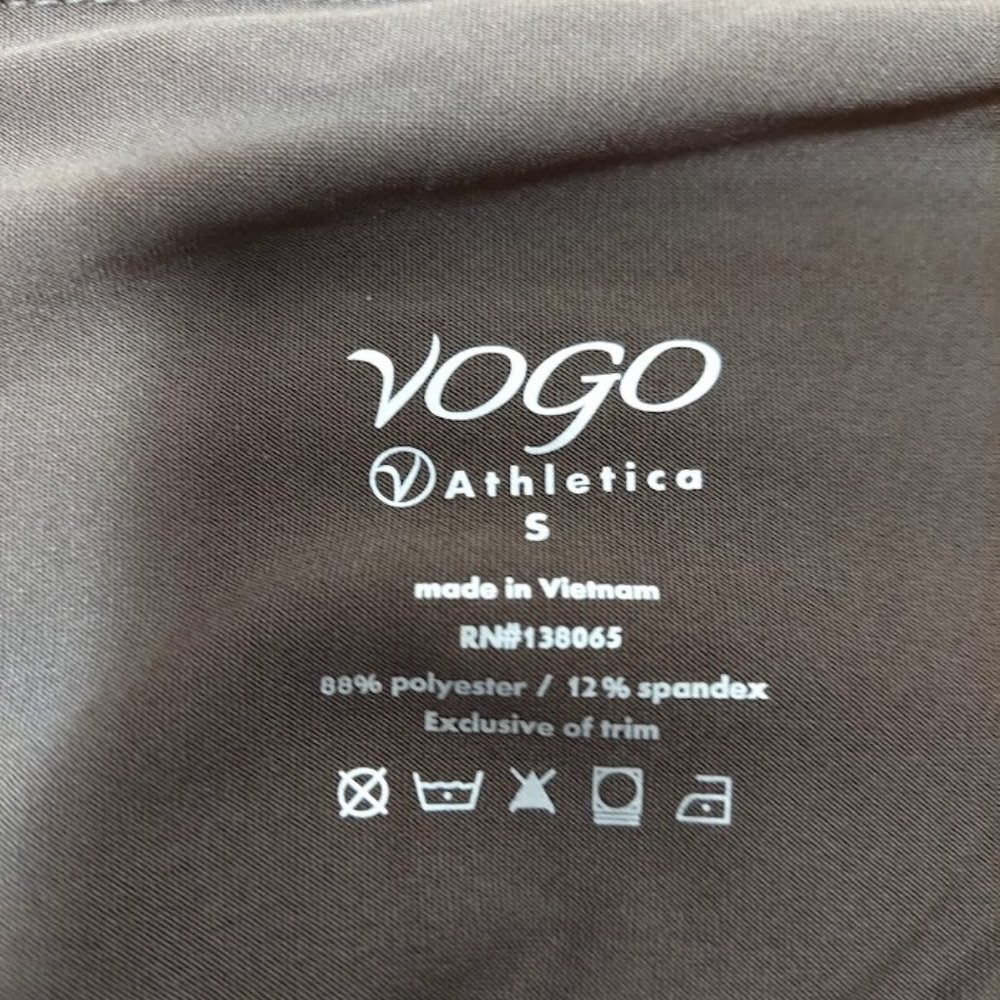 Athletica Vogo Brown Leggings Women's Yoga Pants Small Athletica‎ Coco New - Picture 11 of 11